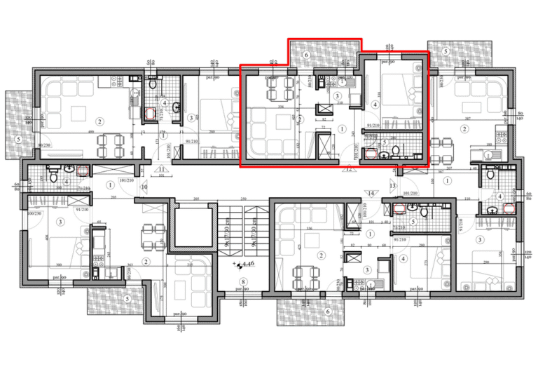 Sprat i raspored stanova