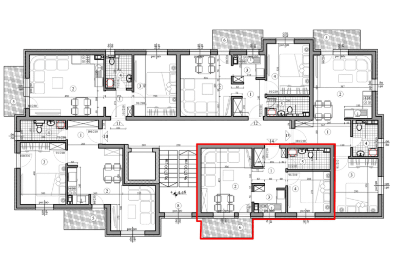 Sprat i raspored stanova